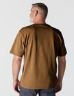 Carhartt Men's Loose Fit Heavyweight Short-Sleeve Pocket T-Shirt (Also Available in Big & Tall), Brown, Large 🍁 All In One Marketplace Canada