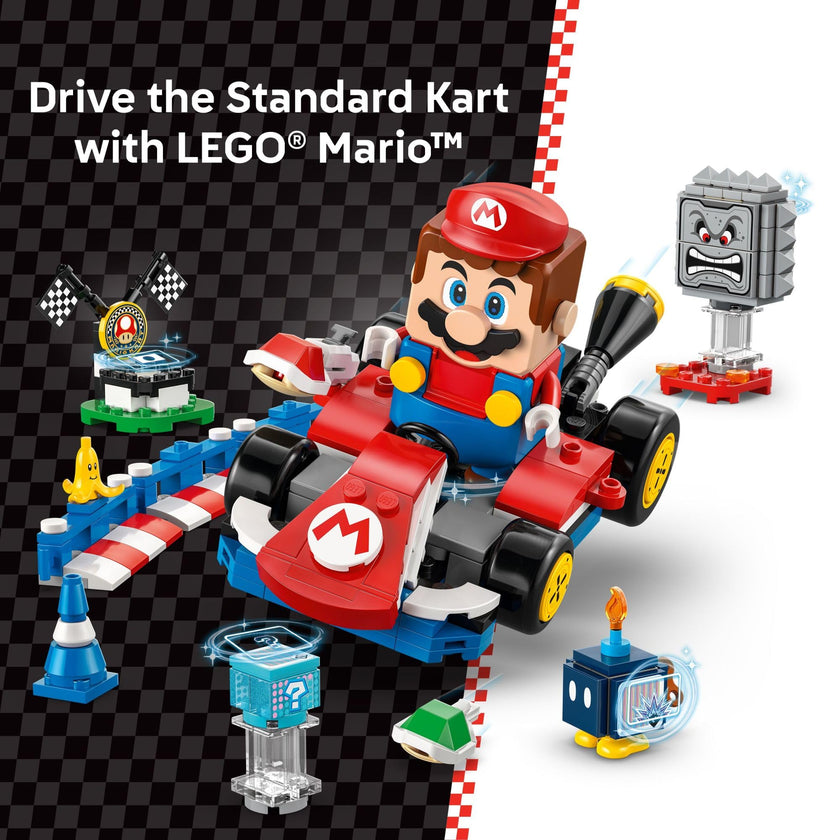 LEGO Super Mario: Mario Kart – Interactive LEGO Mario & Standard Kart Building Toy - Pretend Play Racing Playset for Boys & Girls, Ages 7+ - Kids Birthday Gift Idea - 72043 🍁 All In One Marketplace Canada