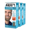 Just For Men Mustache & Beard, Beard Dye for Men with Brush Included for Easy Application, With Biotin Aloe and Coconut Oil for Healthy Facial Hair, Light Brown, M-25 (3 Count) 🍁 All In One Marketplace Canada