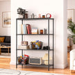 FDW Storage Shelves,Wire Shelving Unit Metal Shelves Heavy Duty Layer Rack Storage Rack Adjustable Utility (Black, 36