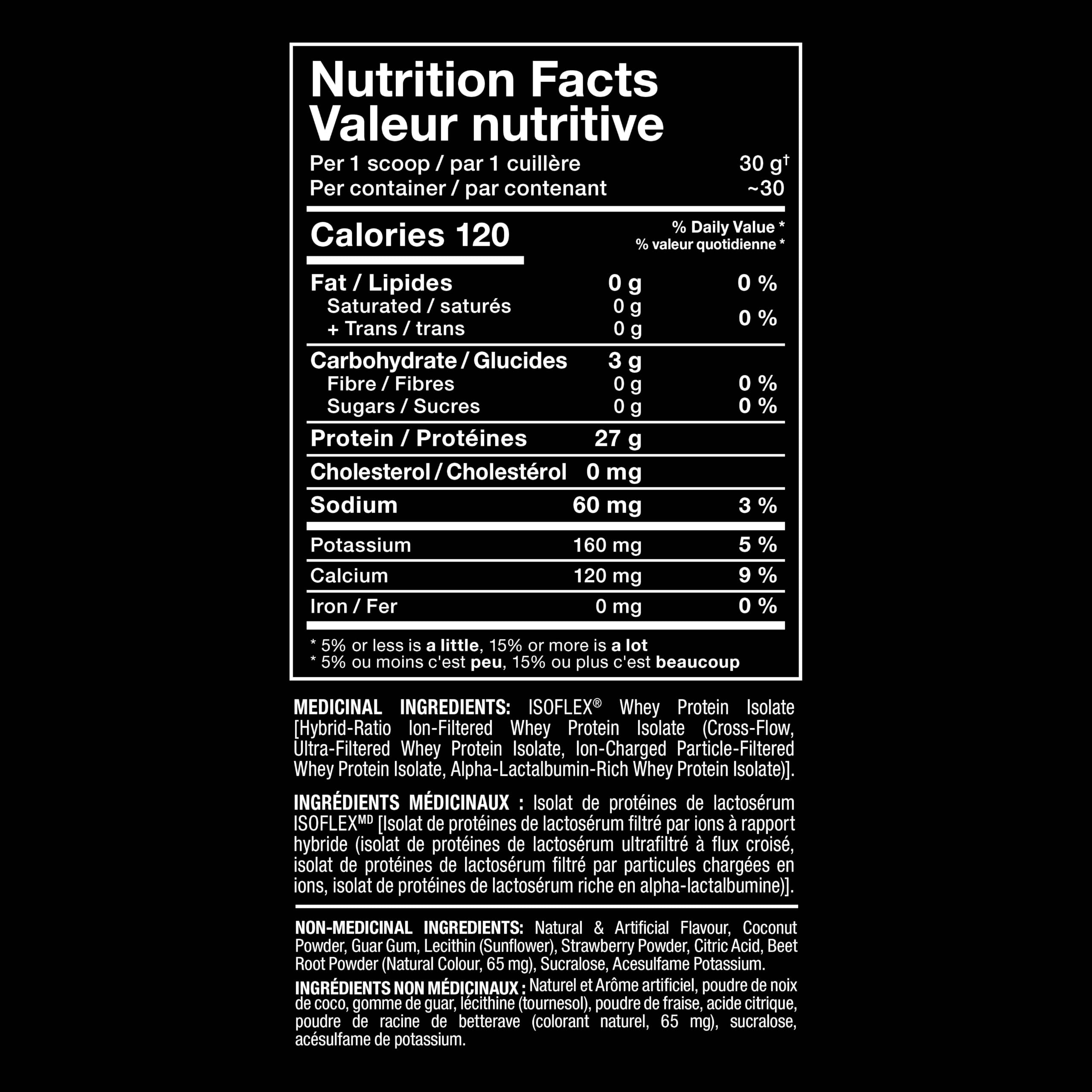 ALLMAX ISOFLEX Whey Protein Isolate, Strawberry, 2 lb 🍁 All In One Marketplace Canada