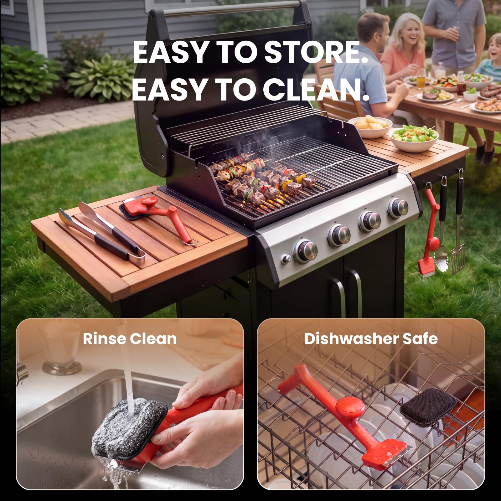 ThermoMaven BBQ Grill Brush Bristle Free - 17