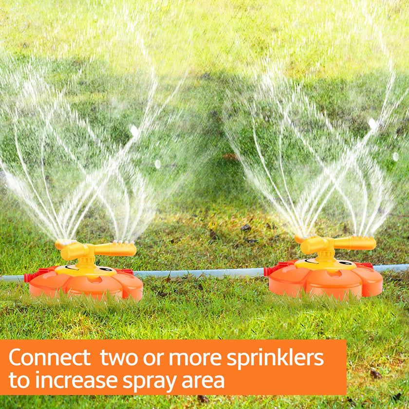 Water Sprinkler for Kids Toddlers Sprinklers with Roating Spray Nozzles Attaches Garden Water Hose Outdoor Play Outside Toys 3-4 Summer Backyard Lawn Game Yard Water Toy for Kids 3-5 4-8 Boy Girl 🍁 All In One Marketplace Canada