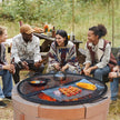 VEVOR X-Marks Fire Pit Grill Grate, Foldable Round Cooking Grate, Heavy Duty Steel Campfire BBQ Grill Grid with Handle and Support X Wire, Portable Camping Cookware for Outside Party, 36 Inch Black 🍁 All In One Marketplace Canada