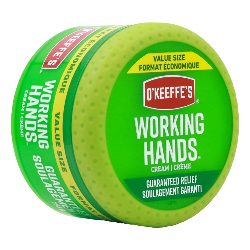O'Keeffe's Working Hands Hand Cream, Heals, Relieves and Repairs Extremely Dry, Cracked Hands, Boosts Moisture Levels, Value Jar 6.8oz/193g, Pack of 1 🍁 All In One Marketplace Canada