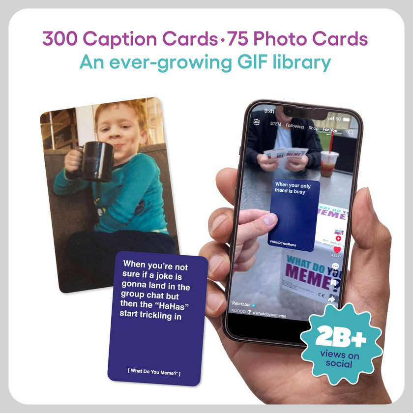 What Do You Meme? Core Game (New Edition) Now Including GIF's by Relatable, The Essential Party Game for Meme Lovers Now with Refreshed Content, Great for Adult Games for Game Night 🍁 All In One Marketplace Canada