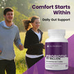 Nutrawave 50 BILLION Probiotics Women & Men, 15 Strains Active Culture. Relieves Bloating and Constipation, Improved Digestion and Gut Health Supplement, Non-GMO, Vegan, Gluten Free. 60 Vegan Capsules/ 60 Day Supply 🍁 All In One Marketplace Canada