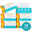 Whoopsie Wipes – The Original 100% Pure Cotton Dry Baby Wipes – Ultra Soft, Unscented, Chemical-Free Wipes for Sensitive Skin – Use Dry or Add Water for Wet Wipes – 12 Packs (1200 Count) 🍁 All In One Marketplace Canada