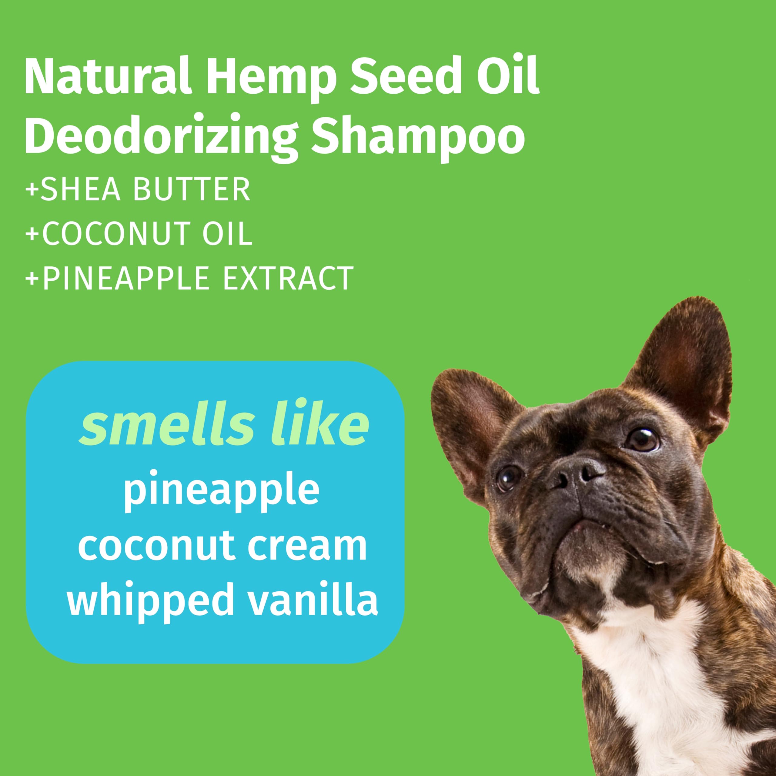 Hempz NEW Pet Shampoo, Deodorizing wash for Smelly Dogs or Cats, Tropical Coconut Scent, Dog & Cat Shampoo 17 oz. 🍁 All In One Marketplace Canada
