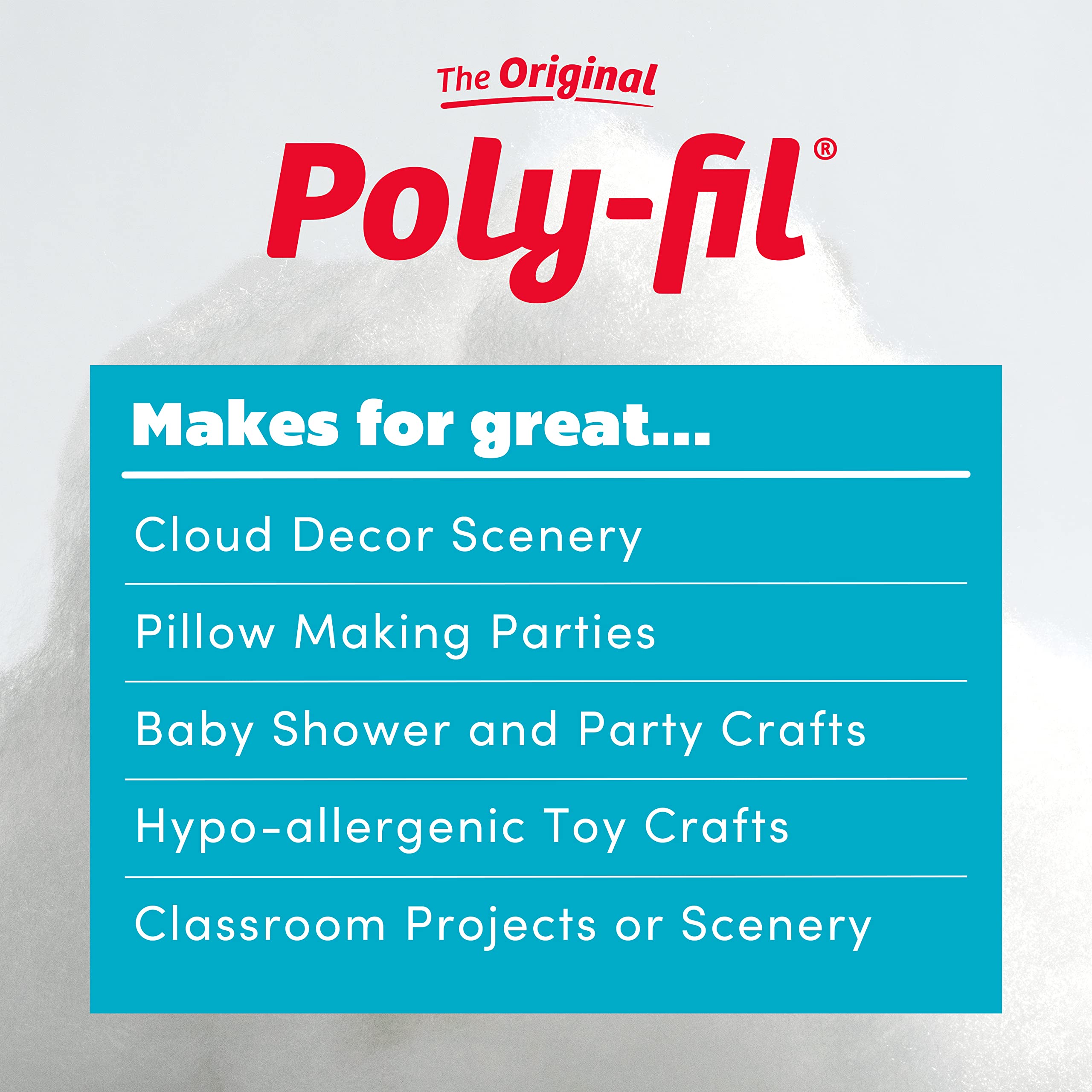 Poly-Fil PF-32 Premium Fiber Fill 32 Ounce Bag, 🍁 All In One Marketplace Canada