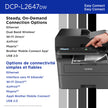 Brother DCP-L2647DW Compact Wireless Monochrome Laser Printer with Scanner, 250-Sheet PaperTray 🍁 All In One Marketplace Canada
