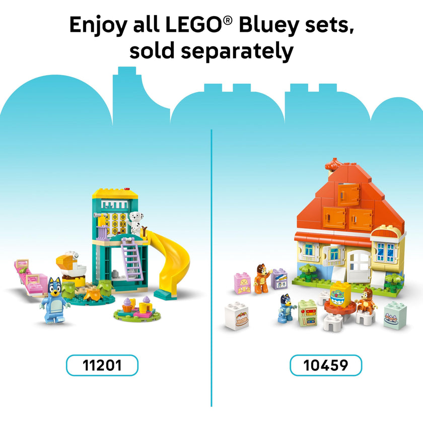 LEGO DUPLO Bluey Ice Cream Trip with Bluey - Toddler Toy for Kids, Boys, and Girls Ages 2+ - Includes Figure and Ice Cream Stand - Sensory Toy for Pretend Play - Preschool Gift Idea - 10458 🍁 All In One Marketplace Canada