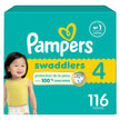 Pampers Swaddlers Diapers, Size S4 (15-34 lbs), 116 Count, Absorbent, Keeps Baby Dry and Comfortable, Skin Safe Disposable Baby Diaper 🍁 All In One Marketplace Canada