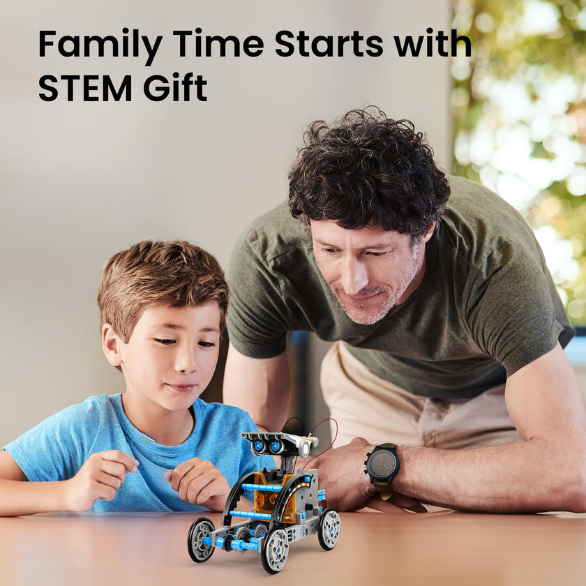 Sillbird 12-in-1 Solar Robot Building Kit STEM Gift for Boys Aged 8-13, DIY Science Educational Robotic Toys for Kids Teens Birthday, Powered by The Sun with 190 Pieces 🍁 All In One Marketplace Canada
