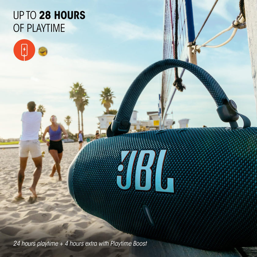 JBL Charge 6 - Portable Waterproof & Drop-Proof Bluetooth Speaker, Bold Pro Sound with AI Sound Boost, 28Hrs of Playtime, Built-in powerbank & Comes with a Sturdy/Removable Carrying Strap (Orange) 🍁 All In One Marketplace Canada
