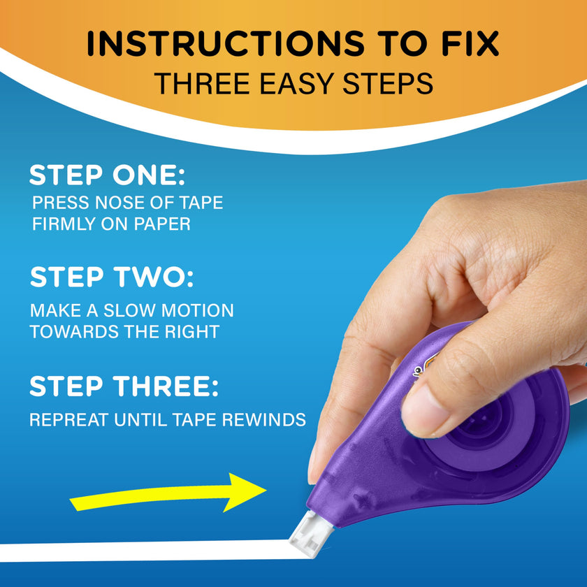 BIC Wite-Out EZ Correct Correction Tape, School Supplies for Students and Teachers, 10-Count Pack in White 🍁 All In One Marketplace Canada