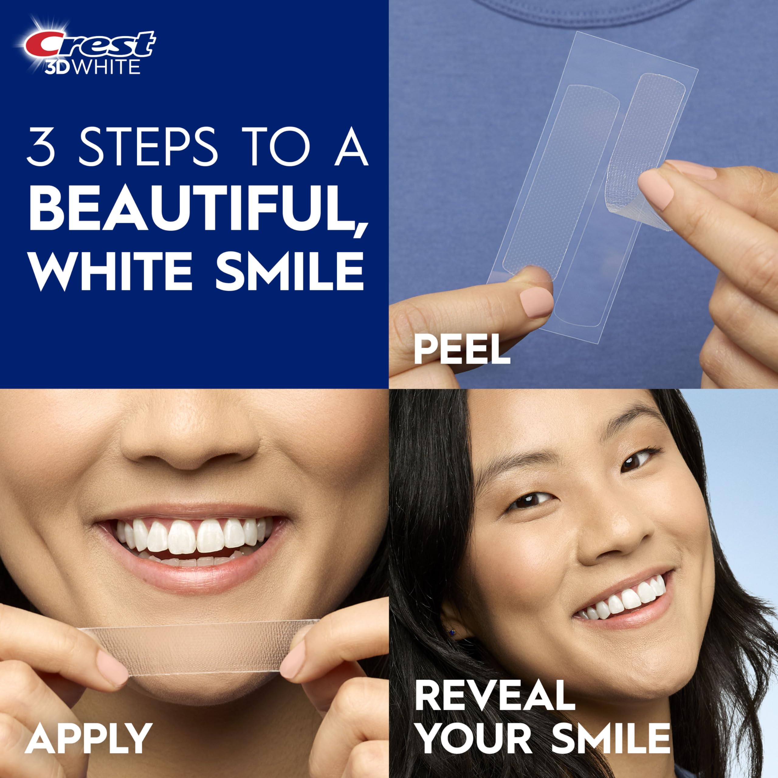 Crest 3D Whitestrips Gentle At-home Teeth Whitening Kit, 14 Treatments, Gently Removes 15 Years of Stains 🍁 All In One Marketplace Canada