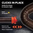 Camco RhinoFLEX 15' Camper/RV Sewer Hose Kit — Includes 4-in-1 Adapter, Clear Elbow, & Caps — Connects to 3″ Slip & 3″, 3 1/2″, 4″ NPT Threaded Sewer Connections (39770) 🍁 All In One Marketplace Canada