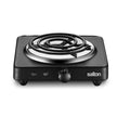 Salton Single Coil Portable Electric Cooktop | 1000 Watts | Lightweight & Compact | Variable Temperature Control | Perfect for Dorms, Offices, Camping | Black | 100% Canadian-owned & operated 🍁 All In One Marketplace Canada