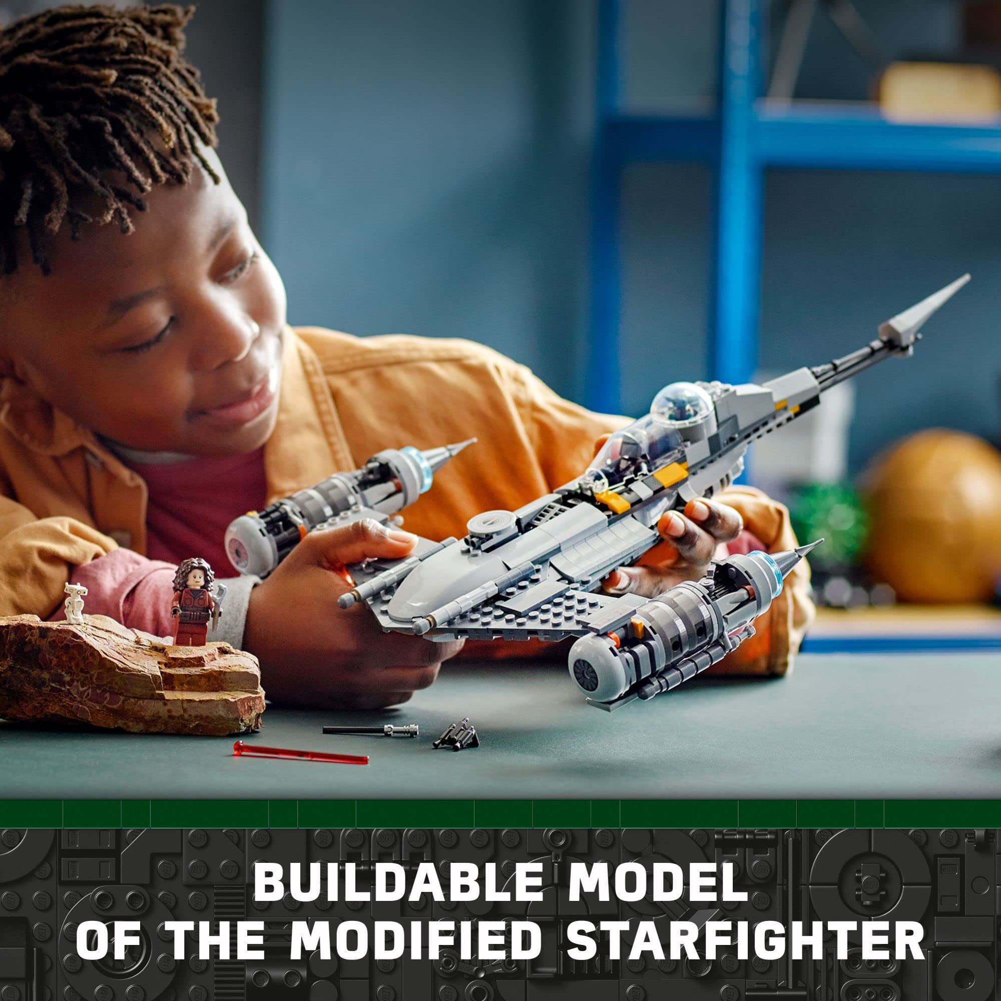 LEGO Star Wars The Mandalorian's N-1 Starfighter 75325 Building Set - The Book of Boba Fett, Featuring Baby Yoda Grogu and Droid Toy Figures, Birthday Gift idea for Kids, Boys & Girls Ages 9+ 🍁 All In One Marketplace Canada