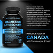 Nutratology® Magnesium L-Threonate + Vitamin B6 | Canadian-Made | Formulated To Help Support Heart & Muscle Function - Balances Electrolytes, Supports Energy Metabolism & Tissue Formation - 120 Count 🍁 All In One Marketplace Canada