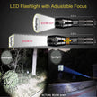 wowlite Tactical Flashlight, Wowlite Ultra Bright XML T6 LED Torch with 5 Light Modes & Adjustable Focus for Emergency Camping Hiking (2 Pack) 🍁 All In One Marketplace Canada