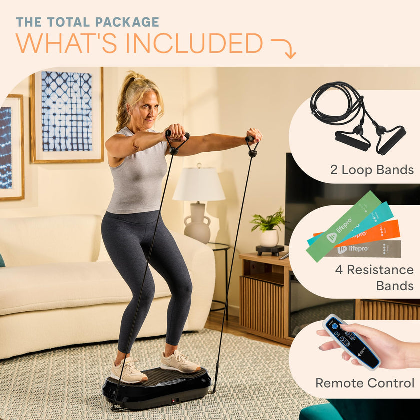 Lifepro Waver Mini Vibration Plate Exercise Machine, Compact & Powefull 🍁 All In One Marketplace Canada