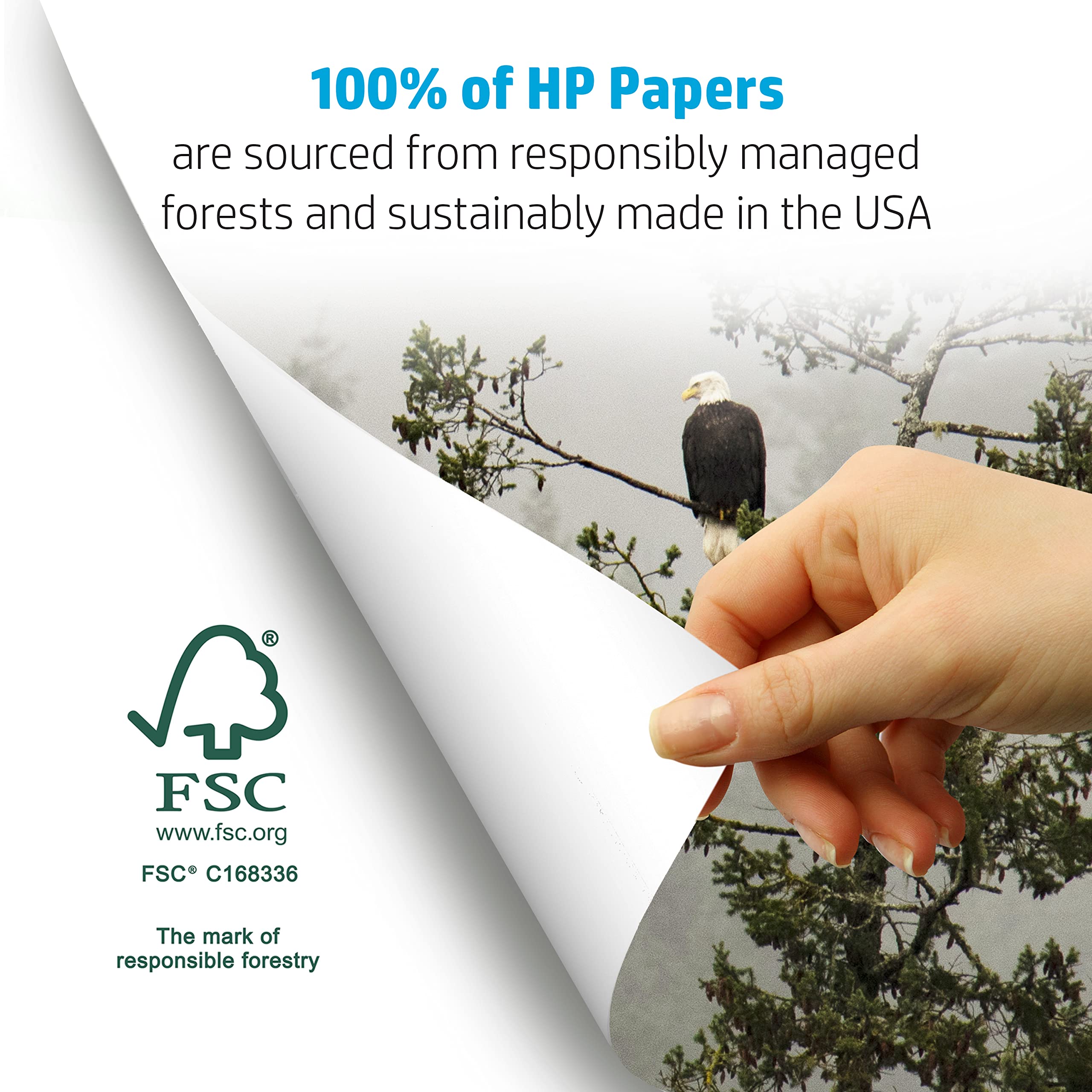 HP Printer Paper 8.5x11 Copy&Print 20 lb 5 Ream Case 2500 Sheets 92 Bright Made in USA FSC Certified Copy Paper HP Compatible 200350C 🍁 All In One Marketplace Canada