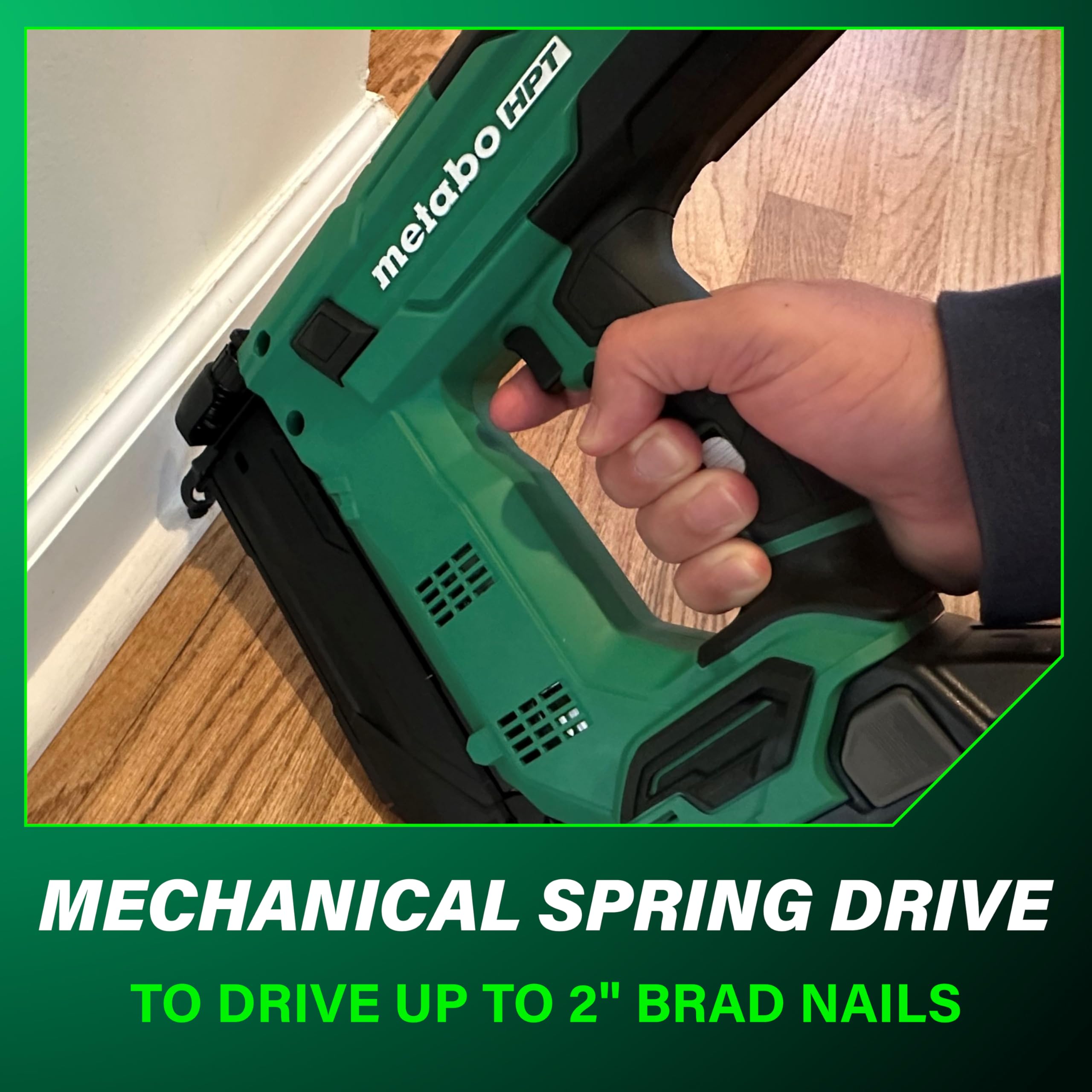 Metabo HPT 18V MultiVolt™ 18-Ga Compact Cordless Brad Nailer Kit, Includes 1-18V 2.0 Ah Battery, NT1850DGM 🍁 All In One Marketplace Canada