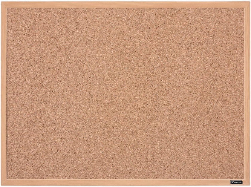 Quartet Natural Cork Bulletin Board, 23” x 17”, Wood Finish MDF Frame, Self-healing Cork (2642638034) 🍁 All In One Marketplace Canada