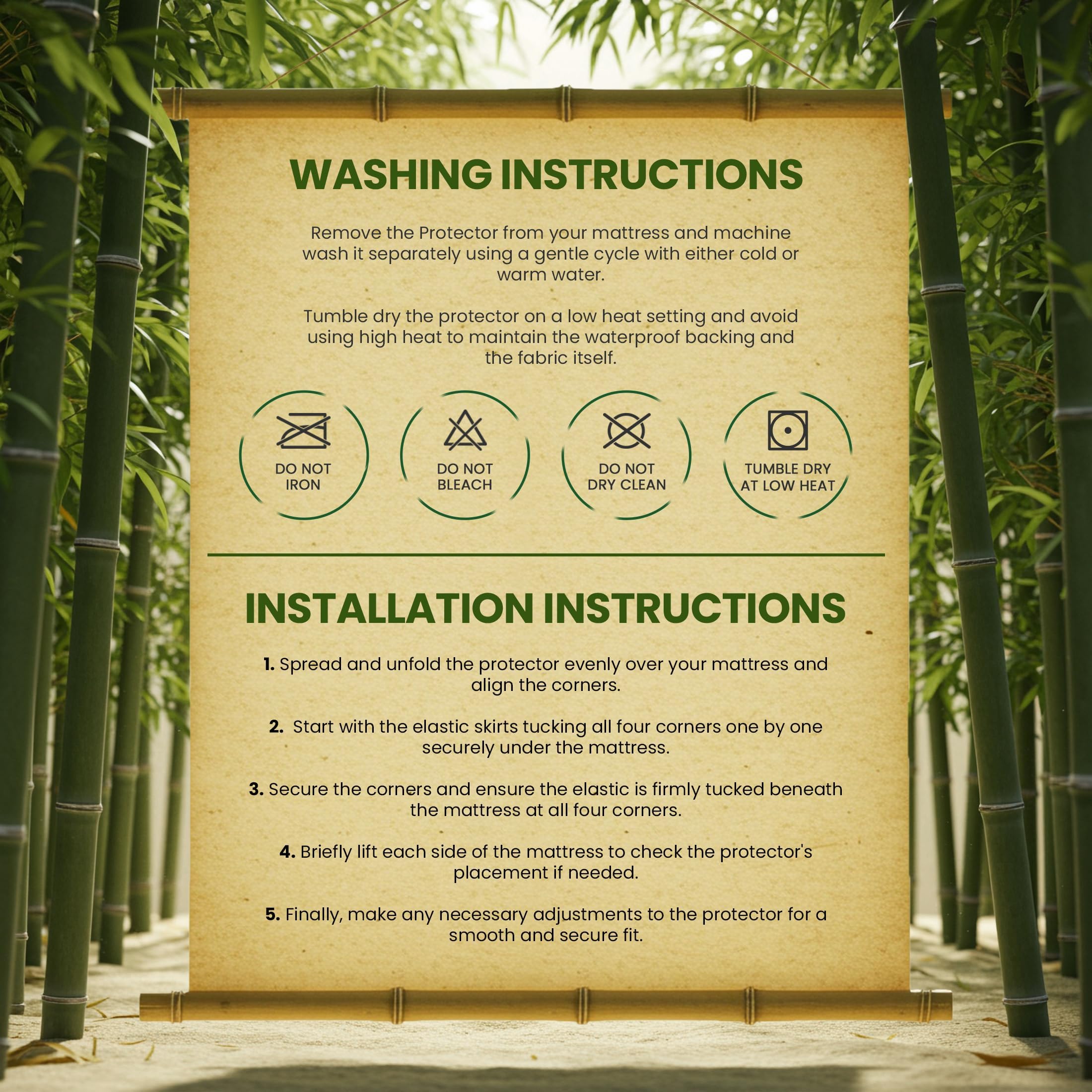 Utopia Bedding Waterproof Mattress Protector Twin Size, Bamboo Viscose Mattress Cover 200 GSM, Fits 15 Inches Deep, Breathable, Fitted Style with Stretchable Pockets (Pack of 2) 🍁 All In One Marketplace Canada