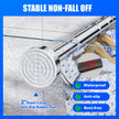 Ausemku Shower Curtain Rod Tension - 32-80 Inch Never Rust Non-Slip Spring Tension Curtain Rod No Drilling Stainless Steel Curtain Rod Use Bathroom Kitchen（Silver） 🍁 All In One Marketplace Canada