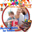 ZOOI Toddler Toys Busy Board - Montessori Toys for 1-5 Year Old Boy Girl Birthday Gifts for Kids, Sensory Toys Baby Essentials, Busy Book for Toddlers 1-5 Year Old, Airplane Activities Toys Gifts 🍁 All In One Marketplace Canada