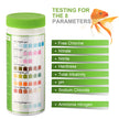 AAwipes Aquarium Ammonia Test Strips 8-in-1 | 50 Strips | Quick & Accurate Water Testing for Freshwater & Saltwater Tanks -Test pH, Carbonate, Alkalinity, Hardness, Chlorine, Nitrite, etc. (K02-50) 🍁 All In One Marketplace Canada