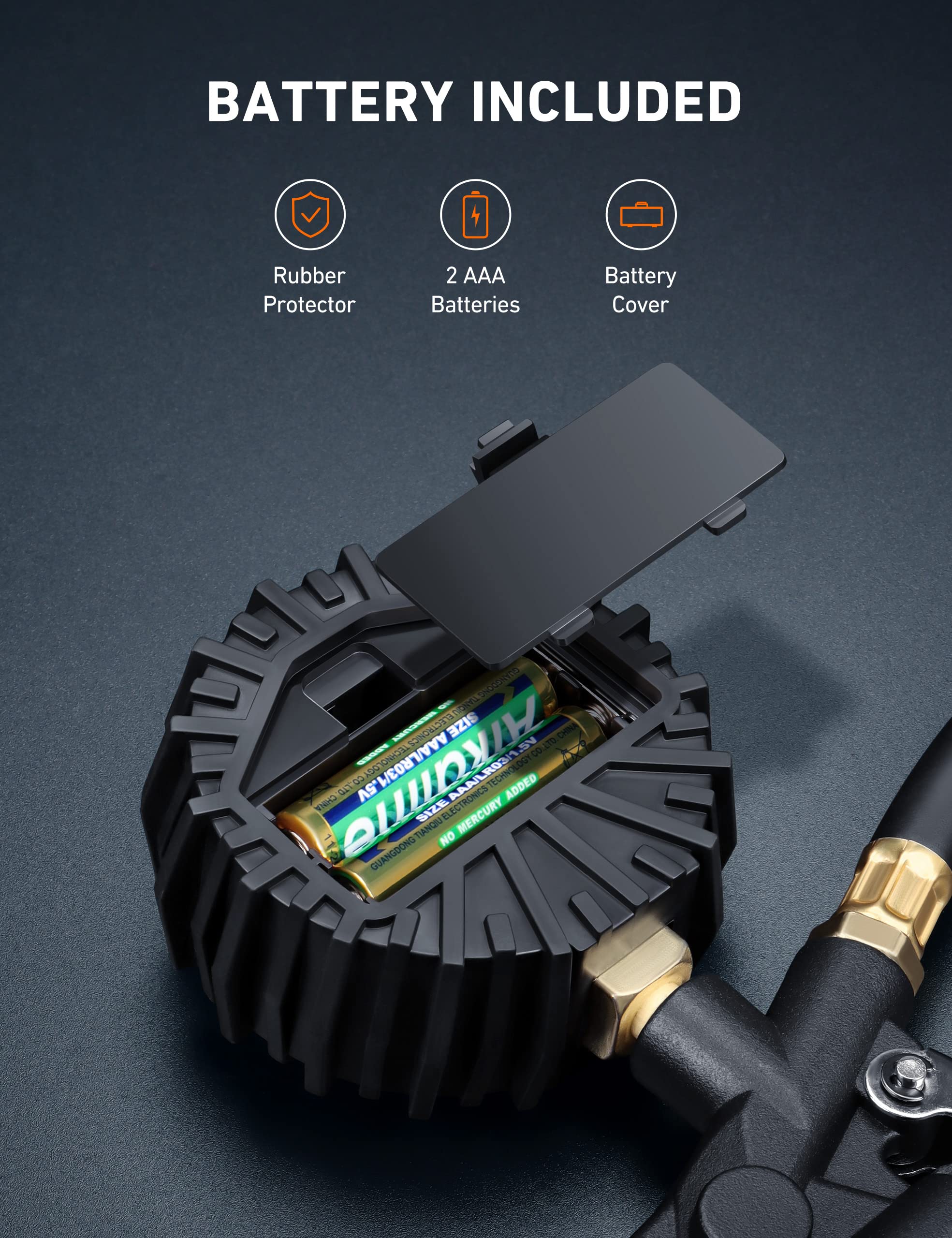 AstroAI Digital Tire Inflator with Pressure Gauge 250 PSI, Heavy Duty Air Compressor Accessory with Precision Air Chuck, Backlit LCD, 4 Unit Settings, Compatible with Car, Truck, SUV & Motorcycle 🍁 All In One Marketplace Canada
