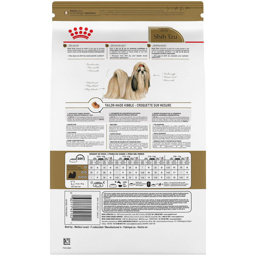 Royal Canin Shih Tzu Adult Breed Specific Dry Dog Food, 10 lb Bag 🍁 All In One Marketplace Canada