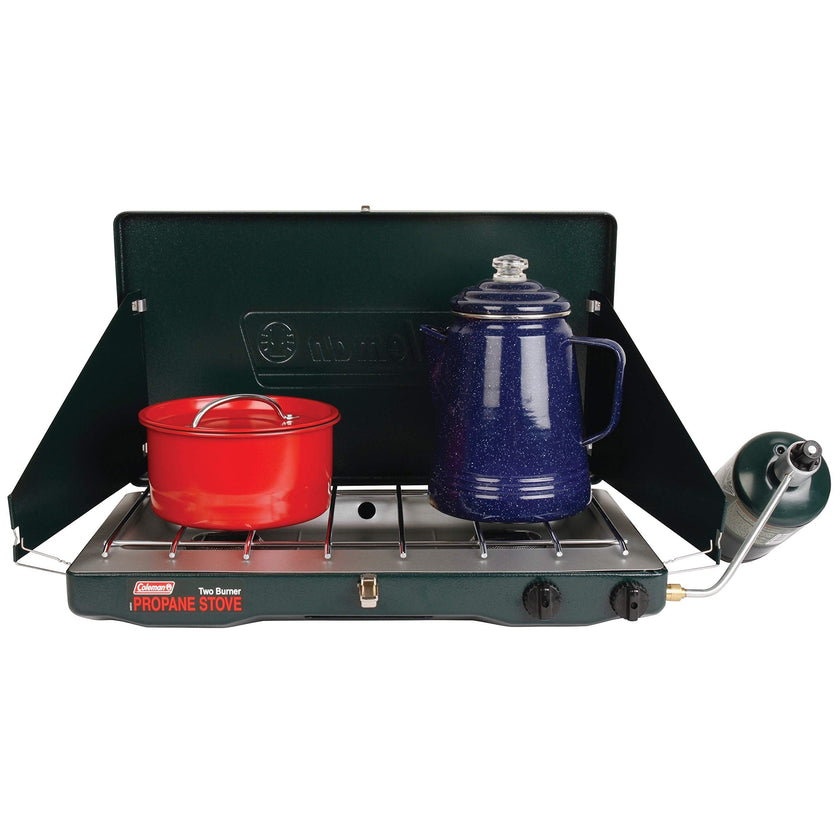 Coleman Gas Camping Stove | Classic Propane Stove, 2 Burner, 4.1 x 21.9 x 13.7 Inches 🍁 All In One Marketplace Canada