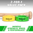 GoSports Baseball and Softball Bat Weights - 2 Pack Baseball Donuts - 16 oz & 12 oz 🍁 All In One Marketplace Canada