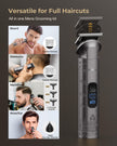 VGRPRO Hair Clippers for Men Professional, Cordless Hair Clippers for Hair Cutting, Mens Clippers and Trimmers Set, Electric Hair Trimmer for Men with Package Case (Gray) 🍁 All In One Marketplace Canada