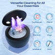 Ultrasonic Retainer Cleaner(2026 Upgraded), 45kHz Cleaning Machine for Dentures, Mouth Guards, Braces, Toothbrush & Jewelry, 200ML Denture Cleaner with 4 Modes for Denture Appliances 🍁 All In One Marketplace Canada