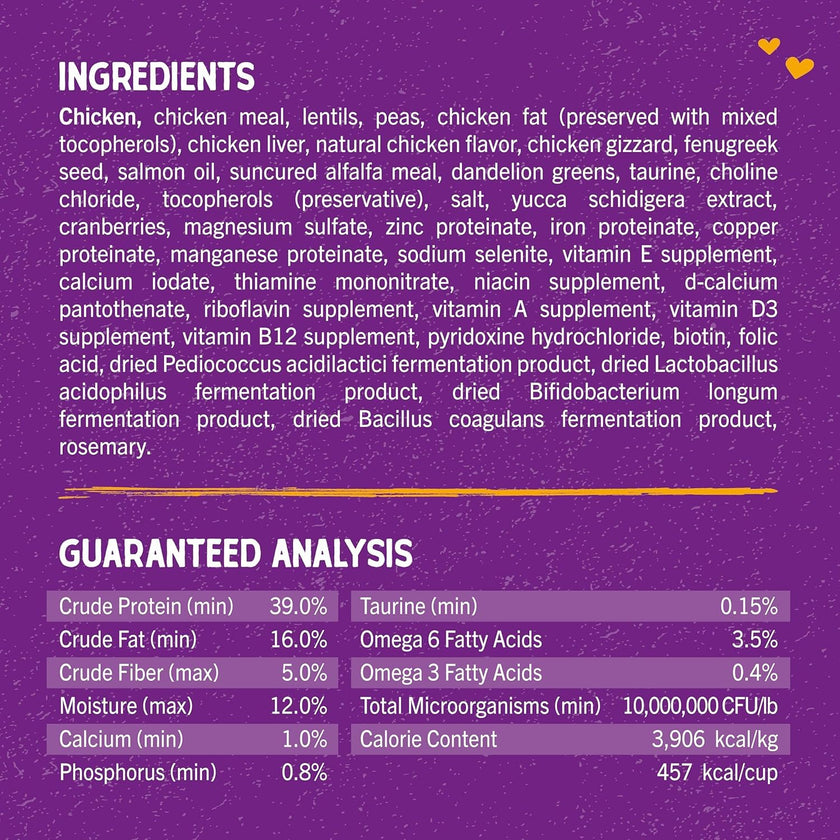 Stella & Chewy’s Raw Coated Premium Kibble Cat Food – Grain Free, Protein Rich Meals – Cage-Free Chicken Recipe – 1.13 kilograms 🍁 All In One Marketplace Canada
