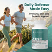 Nutrawave 2-IN-1 Zinc Supplements, High Absorption Formula 50 mg Zinc Gluconate + Zinc Citrate Chelated Stomach-Friendly Immune Booster, Healthy Skin, Hair, Nails & Bones, For Men & Women, Vegan, 6-Month Supply 🍁 All In One Marketplace Canada
