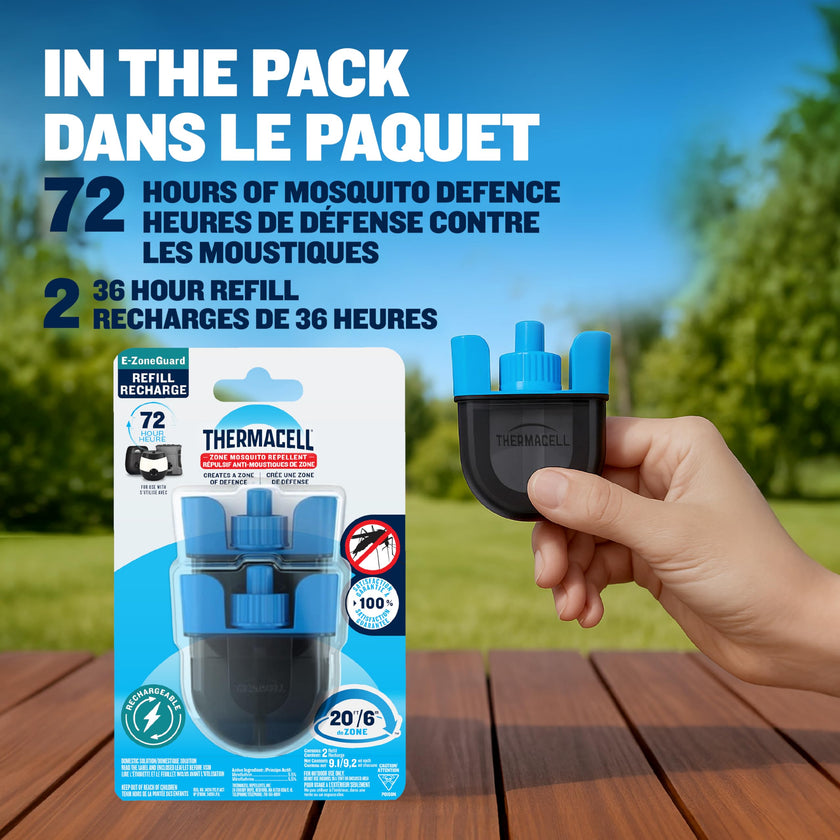Thermacell Mosquito Rechargeable Repeller Refills; 72 Hours; Compatible with Thermacell E-Series & Radius Only; 20 Foot (6 m) Mosquito Repellent Zone; Deet Free Bug Spray Alternative; Scent Free … 🍁 All In One Marketplace Canada