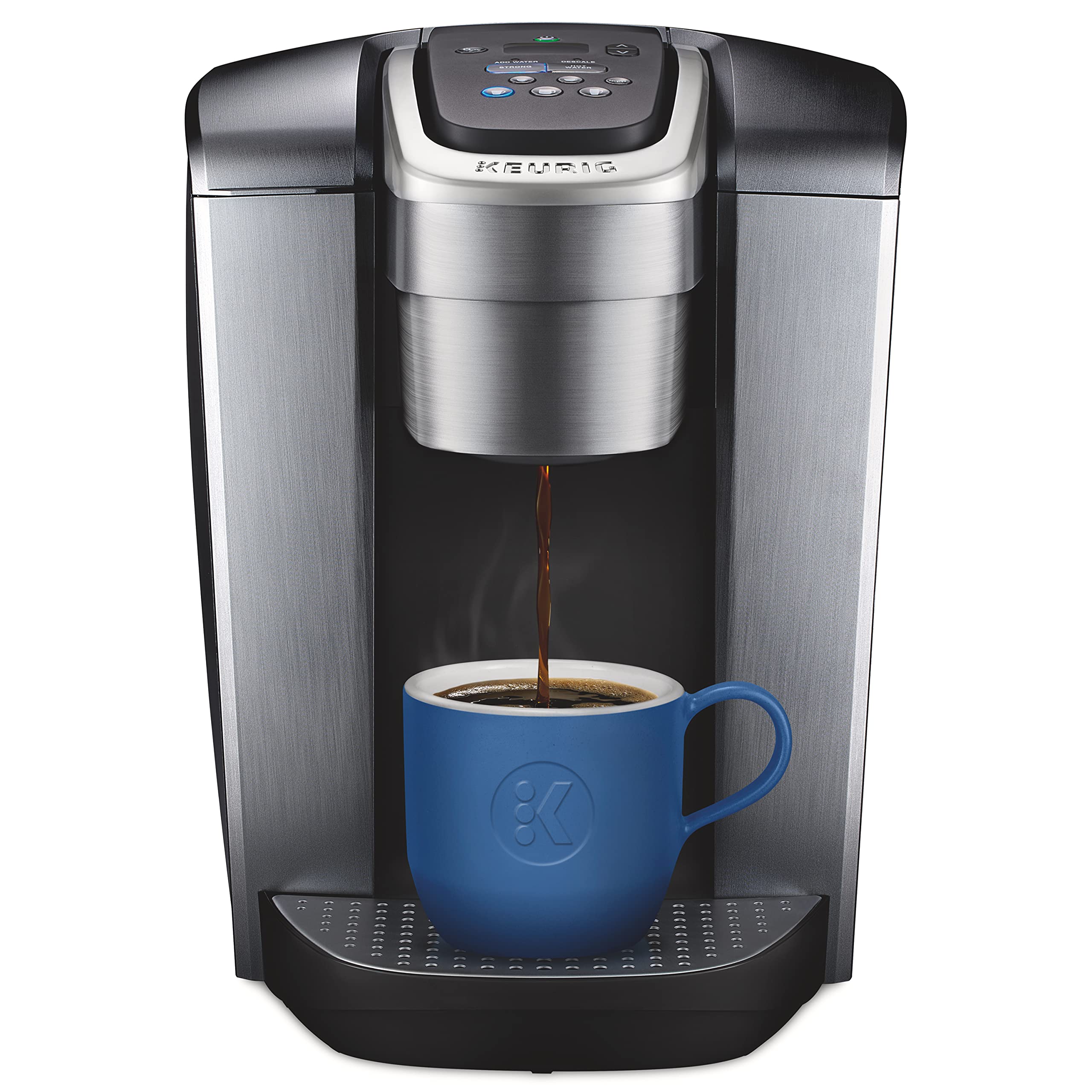 Keurig K-Elite Single Serve K-Cup Pod Coffee Maker, With Iced Brew Functionality And Quiet Brew Technology, Brushed Silver 🍁 All In One Marketplace Canada