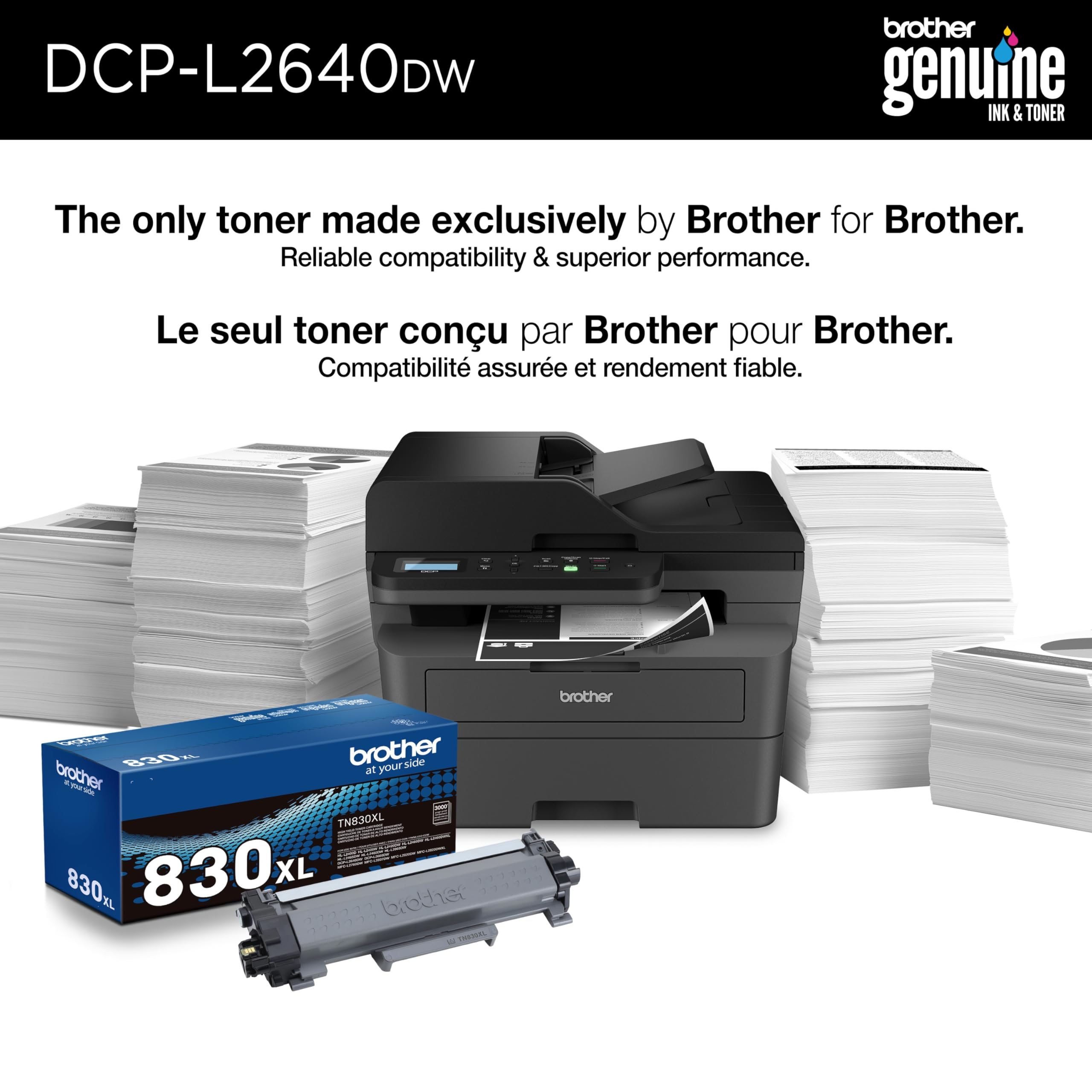 Brother DCP-L2640DW Business Monochrome Multifunction Laser Printer with 700 Prints in-Box 🍁 All In One Marketplace Canada