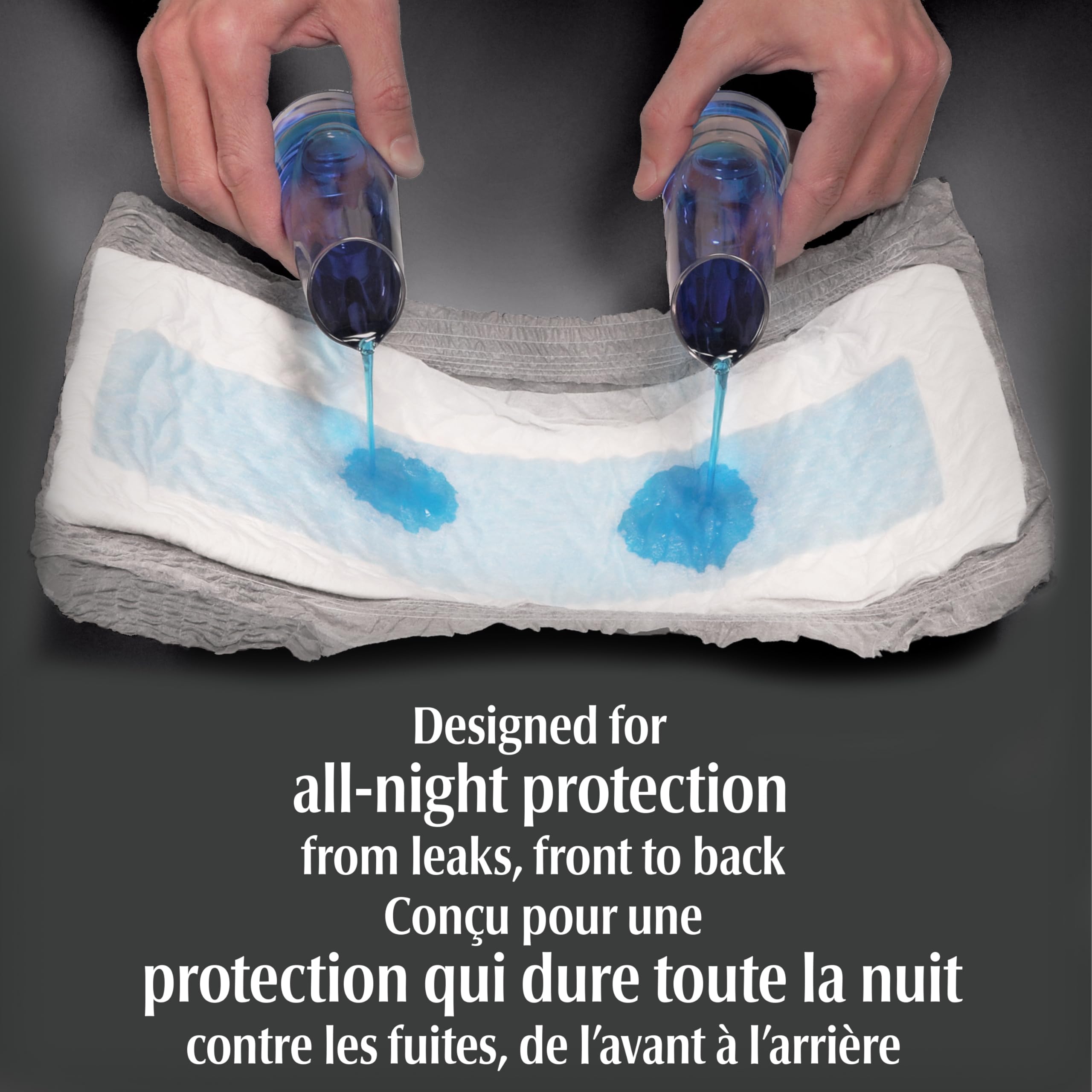 Depend Night Defense Adult Incontinence Underwear for Men, Disposable, Overnight, Large, Grey, 56 Count 🍁 All In One Marketplace Canada