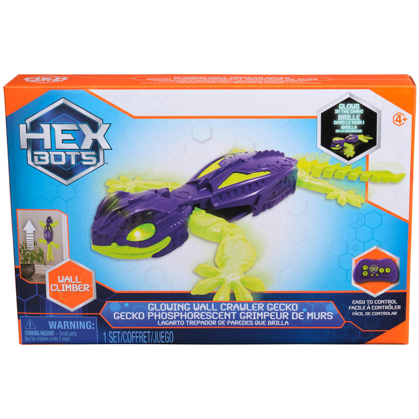 HEX Bots Glow-in-the-Dark Wall Crawler Gecko Remote Control Toy 🍁 All In One Marketplace Canada