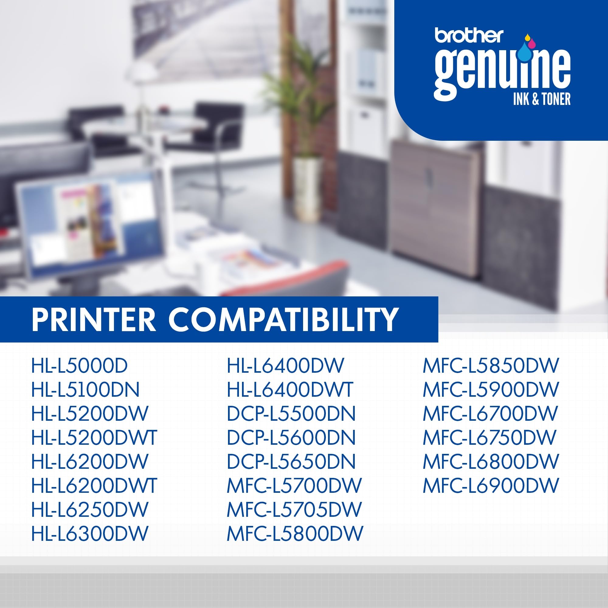 Brother Original TN850 High-Yield Black Toner Cartridge, Higher Yield for Value, Original Toner Replacement cartridges, Toner for Brother Laser Printers HL-L5000D, MFC-L5700DW, MFC-L5800DW, and More 🍁 All In One Marketplace Canada