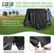 10L0L Universal 2-4 Passenger Golf Cart Cover for EZGO, Club Car and Yamaha, Waterproof Sunproof and Durable, Black 🍁 All In One Marketplace Canada