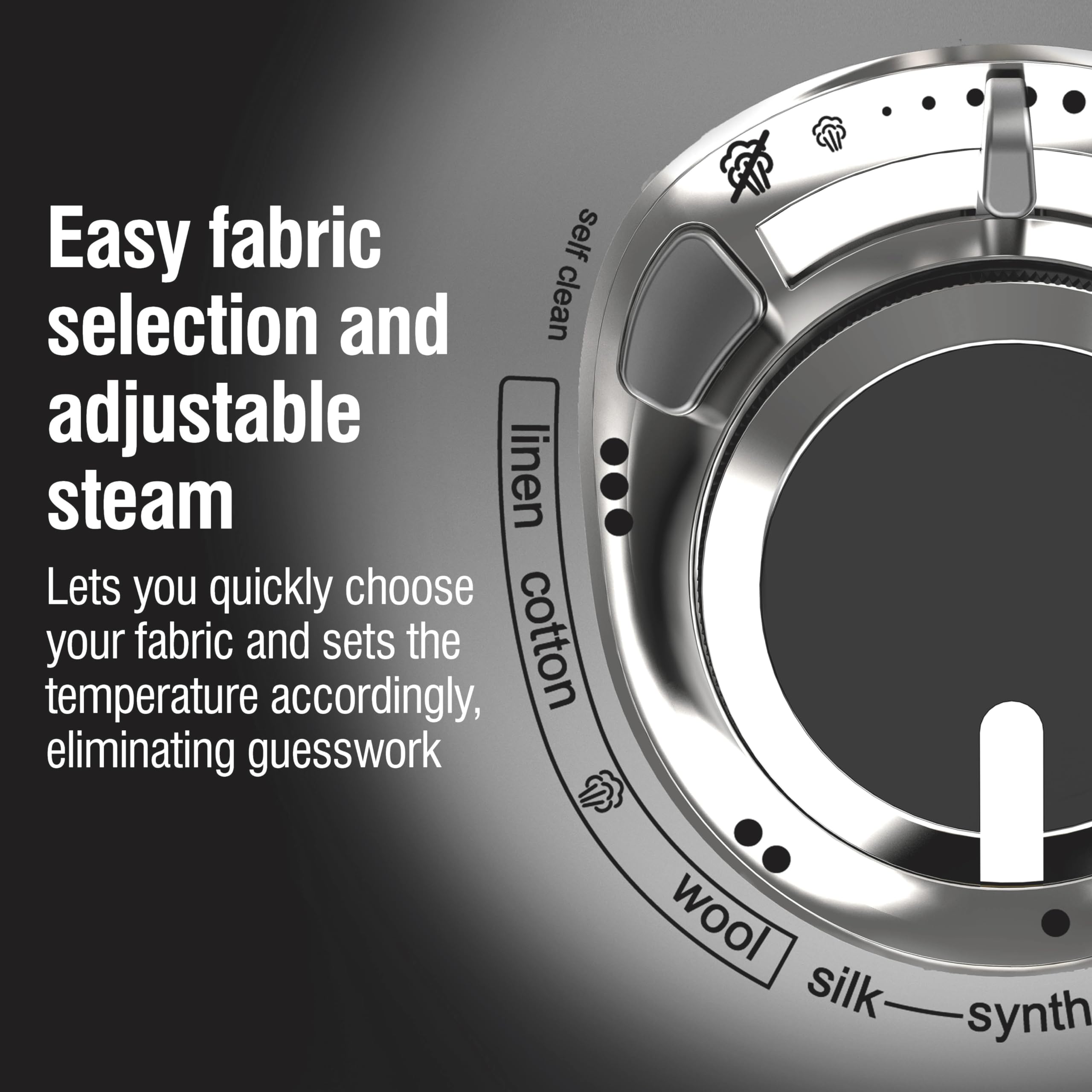 CHI Steam Iron for Clothes with 8’ Retractable Cord, 1700 Watts, 3-Way Auto Shutoff, 400+ Holes, Professional Grade, Temperature Control Dial, Titanium Infused Ceramic Soleplate, Silver (13106) 🍁 All In One Marketplace Canada
